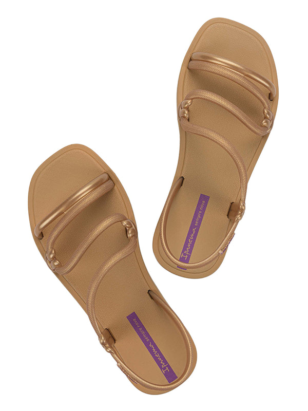 Ipanema Solar Sandalia - Beige/Gold/Lilac