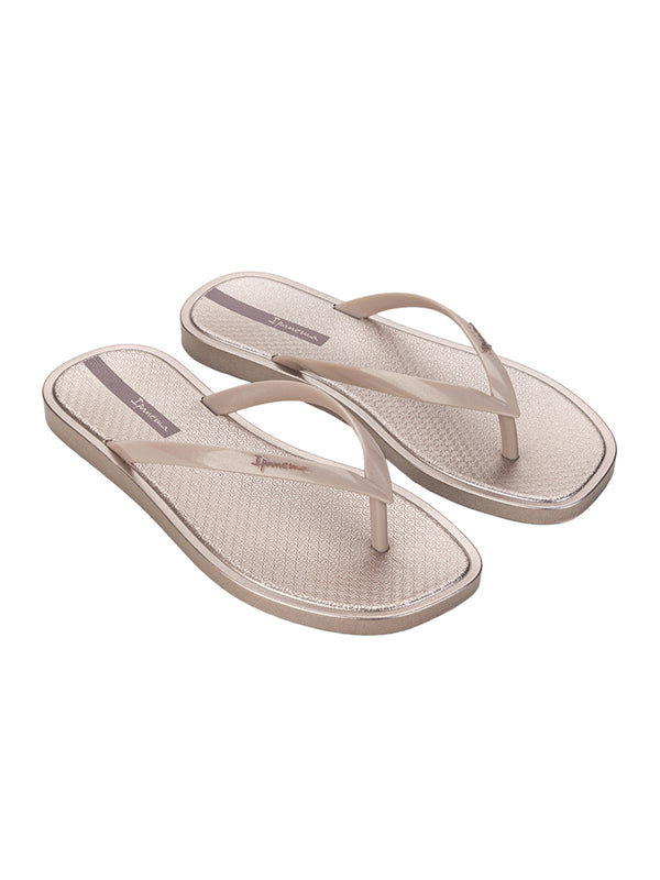 Ipanema Solar Colors Fem - Beige/Metallic Beige
