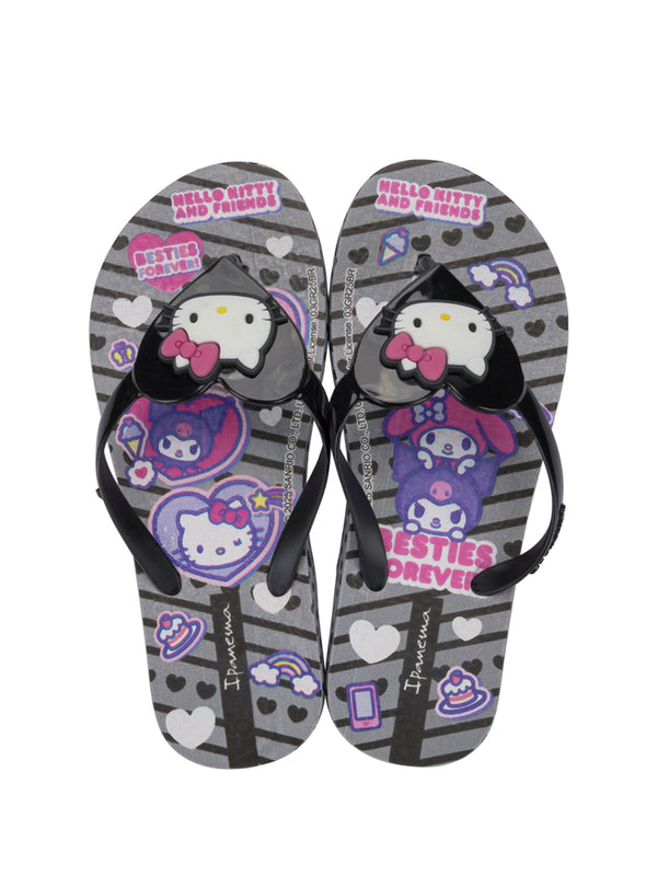Ipanema Hello Kitty and Friends Kids and Teens - Grey/Black/Pink
