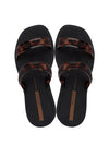 Ipanema Glow Trendy Slide - Black/Turtle/Brown