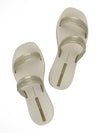 Ipanema Glow Trendy Slide - Beige/Glitter/Gold