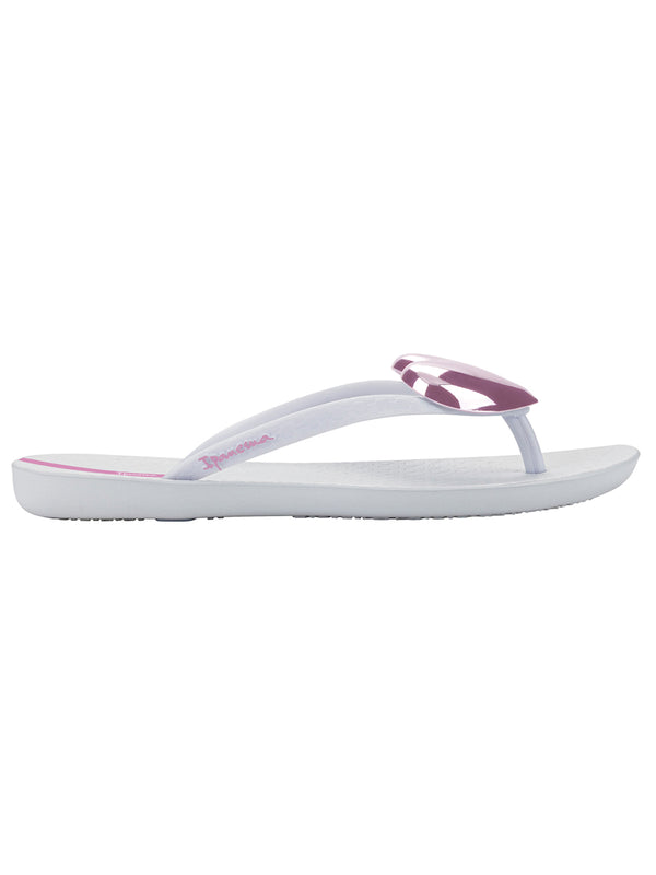 Ipanema Heart - White/ Metallic Pink