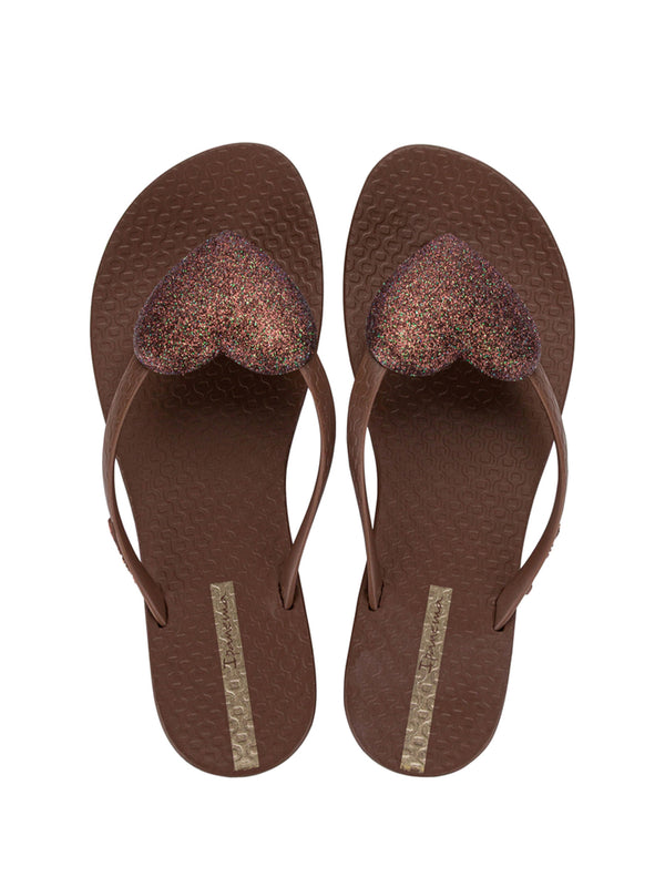 Ipanema Heart - Brown/Glitter/Bronze