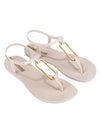 Ipanema Class Modern Sandal Fem - Beige/Gold