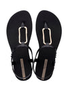 Ipanema Class Modern Sandal Fem - Black/Gold