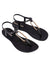 Ipanema Class Modern Sandal Fem - Black/Gold