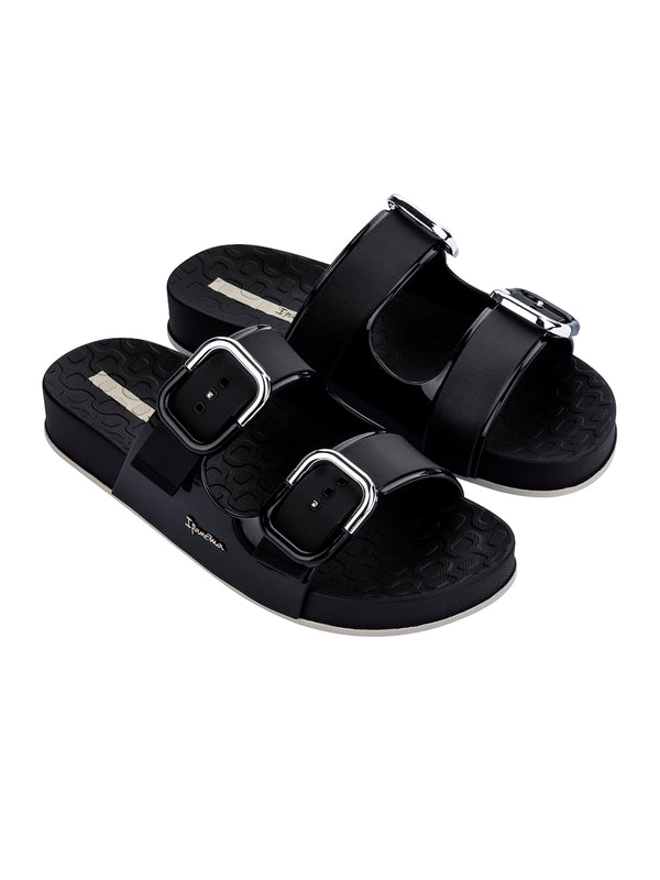 Ipanema Shore Slide - Black/ Black / Beige