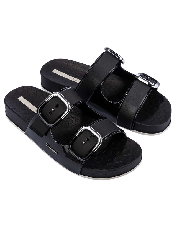Ipanema Shore Slide - Black/ Black / Beige