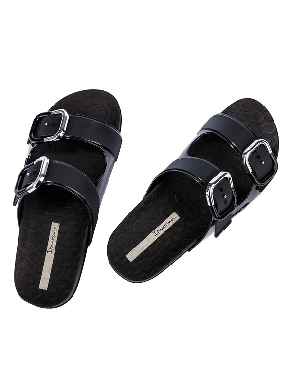 Ipanema Shore Slide - Black/ Black / Beige
