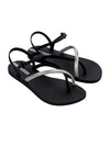 Ipanema Elegant Sandal Fem - Black/ Silver