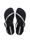 Ipanema Elegant Sandal Fem - Black/ Silver