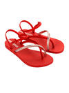 Ipanema Elegant Sandal Fem - Red/Pink Golden/ Pink