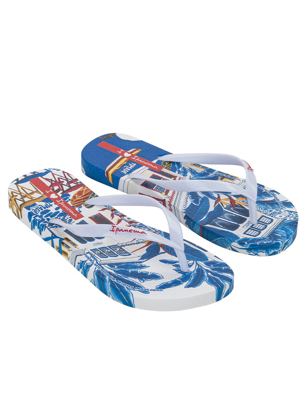 Ipanema Arte - White/White/Blue