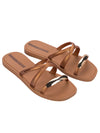 Ipanema Metal Chic Slide - Brown/Gold