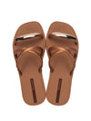 Ipanema Metal Chic Slide - Brown/Gold