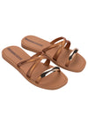 Ipanema Metal Chic Slide - Brown/Gold