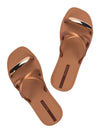 Ipanema Metal Chic Slide - Brown/Gold