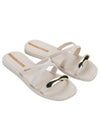 Ipanema Metal Chic Slide - Beige/Gold