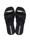 Ipanema Metal Chic Slide - Black/Gold/Beige