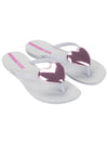 Ipanema Heart - White/ Metallic Pink