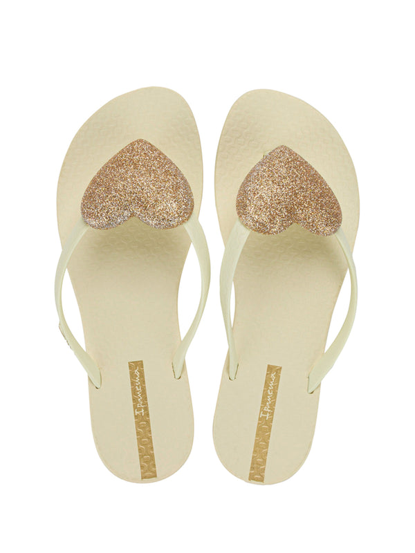 Ipanema Heart - Beige/Glitter/Gold