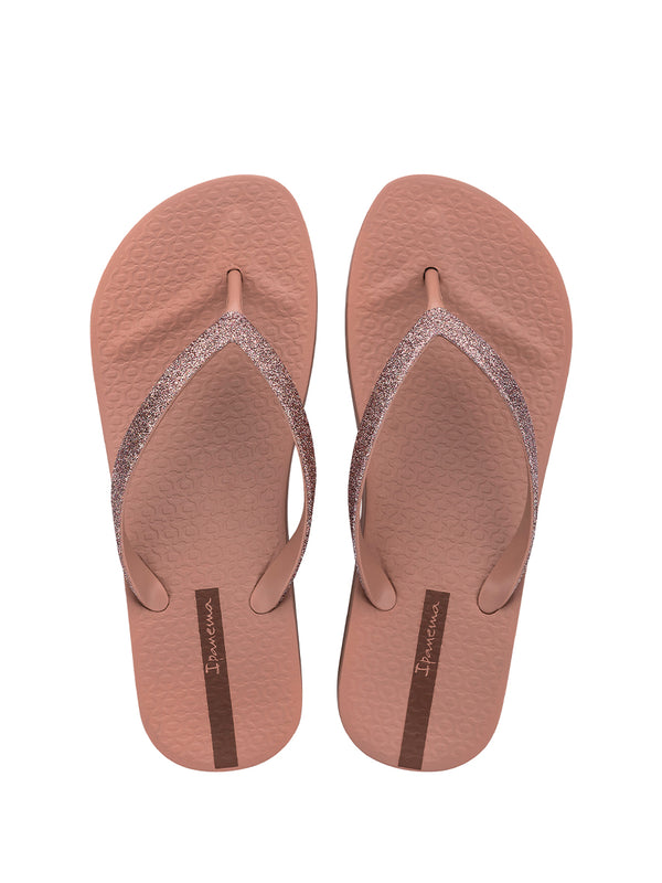 Ipanema Mesh Chic Plat Fem - Brown/Glitter
