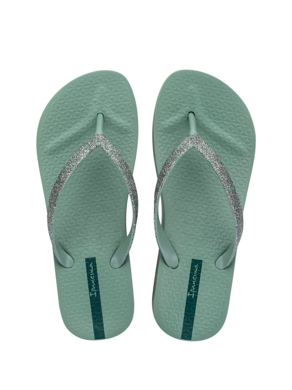Ipanema Mesh Chic Platform Fem - Light Green/ Glitter