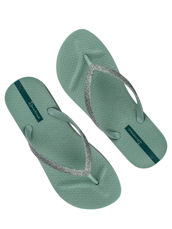Ipanema Mesh Chic Platform Fem - Light Green/ Glitter
