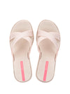 Ipanema High Fashion II Slide - Beige/Glitter/Pink