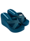 Ipanema High Fashion II Slide - Blue/Glitter