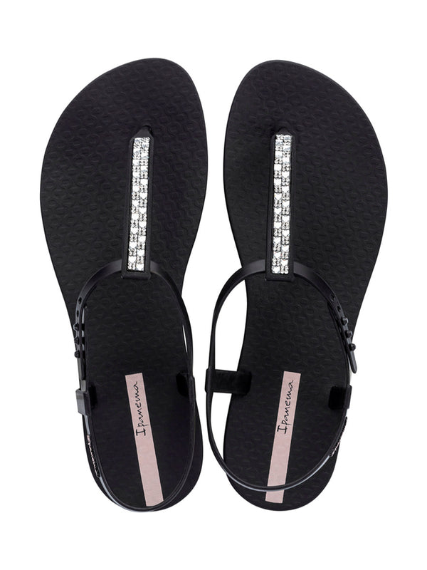 Ipanema Class Chic Sandal - Black/Crystal
