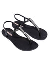 Ipanema Class Chic Sandal - Black/Crystal
