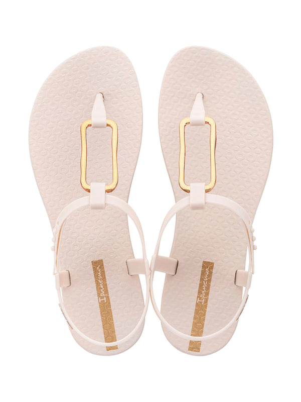 Ipanema Class Modern Sandal Fem - Beige/Gold