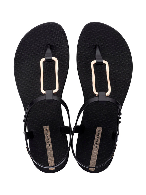 Ipanema Class Modern Sandal Fem - Black/Gold