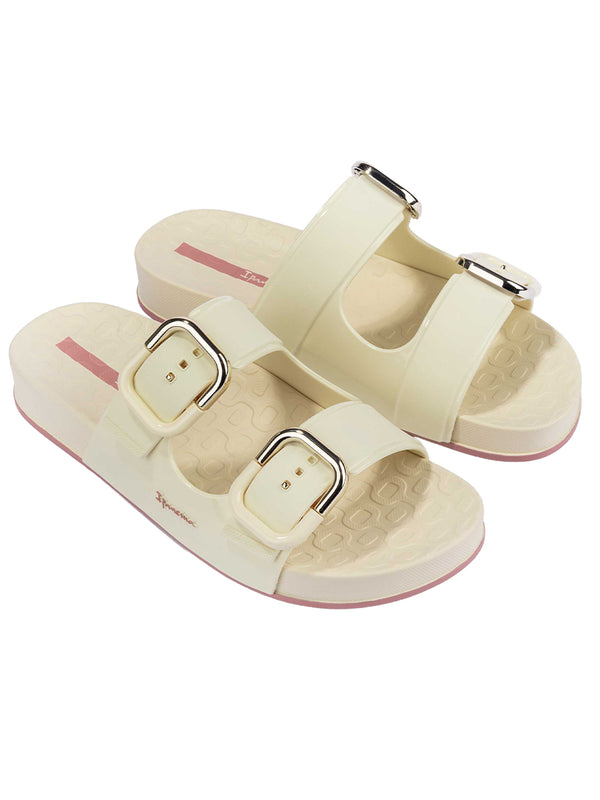 Ipanema Shore Slide - Beige / Beige / Pink