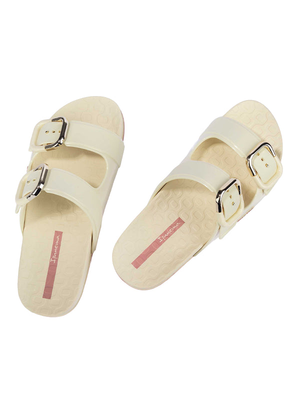 Ipanema Shore Slide - Beige / Beige / Pink