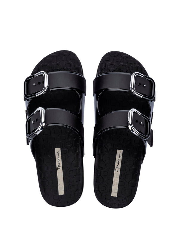 Ipanema Shore Slide - Black/ Black / Beige
