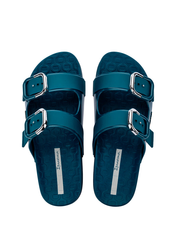 Ipanema Shore Slide Fem - Blue/Blue/Grey