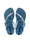 Ipanema Elegant Sandal Fem - Blue/Silver