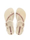 Ipanema Elegant Sandal Fem - Beige/Gold Pink