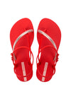 Ipanema Elegant Sandal Fem - Red/Pink Golden/ Pink