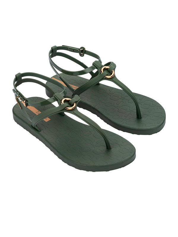Ipanema Atena Sandal Fem - Green / Beige