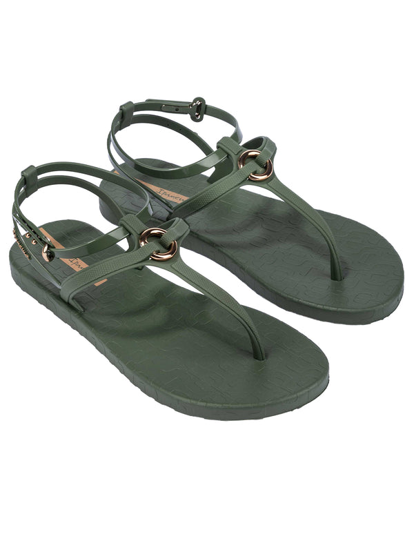 Ipanema Atena Sandal Fem - Green / Beige