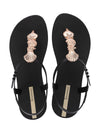 Ipanema Fundo Do Mar Sandal - Black/Gold