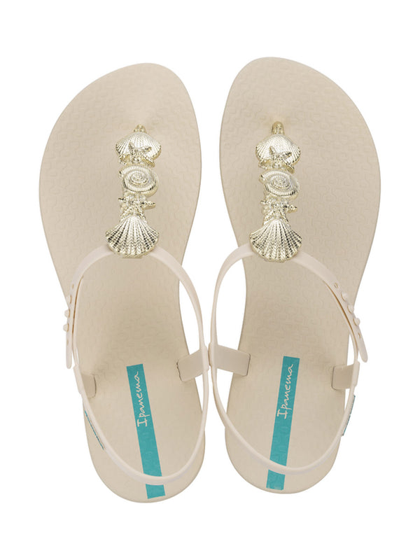 Ipanema Fundo Do Mar Sandal - Beige/Gold