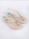 Ipanema Fundo Do Mar Sandal - Beige/Gold